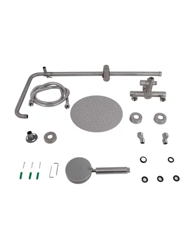 Душова система із змішувачем Lidz Aria 1020 нержавіюча сталь