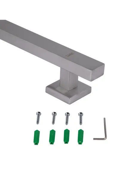 Душова стійка з тримачем Lidz Niagara 321 Nickel, прямокутна