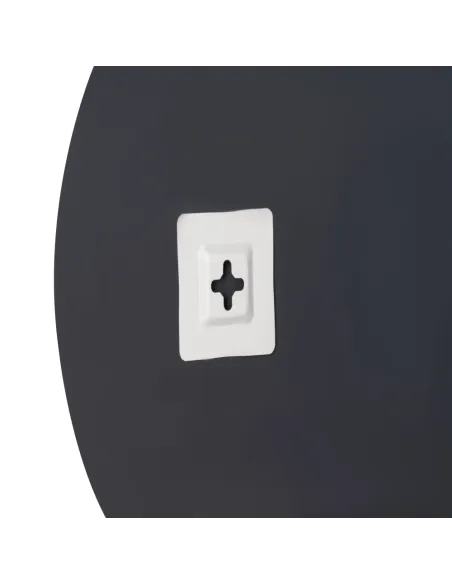 Дзеркало для ванної кімнати Lidz Latwa LD78LA6580, овальне з декором, 650х800 мм