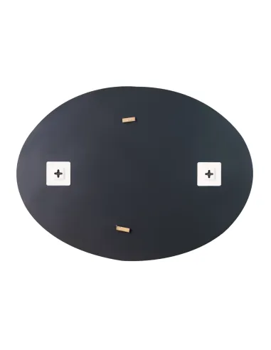 Дзеркало для ванної кімнати Lidz Latwa LD78LA4257, овальне з декором, 425х575 мм