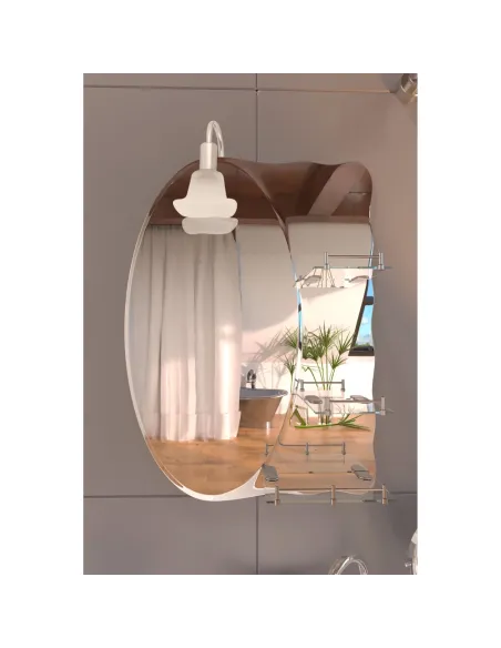 Зеркало для ванной Lidz Sofi LD78WA4560, 3 полочки, ассиметичное, со светильником, 680х875х100 мм Зеркало для ванной Lidz Sofi LD78WA4560, 3 полочки, ассиметичное, со светильником, 680х875х100 мм