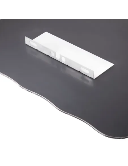 Дзеркало для ванної кімнати Lidz Sofi LD78WA4560, 3 полички, асиметичне, зі світильником, 680х875х100 мм