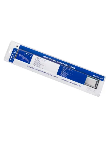 Канализационный трап ITAL IT03-FT29/500, линейный, комбинированный затвор