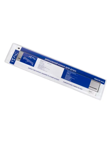 Канализационный трап ITAL IT03-FT16/800, линейный, комбинированный затвор