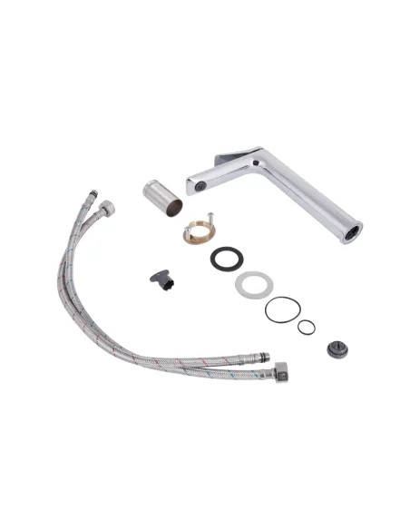 Смеситель для умывальника Qtap Presto QTPRE269CRM45572 Chrome однорычажный