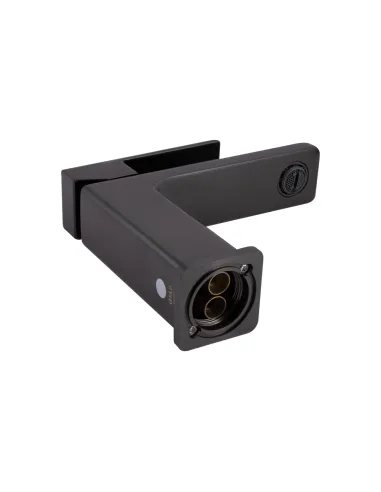 Змішувач для умивальника Qtap Gemini QTGEM270GMB45676 Gunmetal Black PVD одноважільний