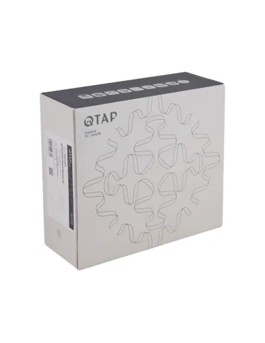 Змішувач для умивальника Qtap Gemini QTGEM270GMB45676 Gunmetal Black PVD одноважільний