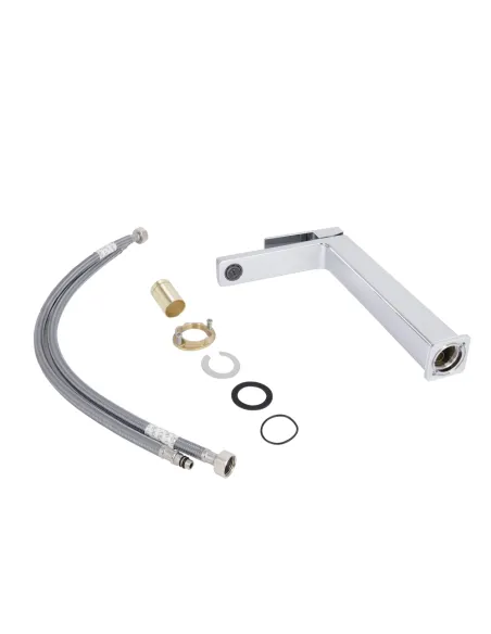 Змішувач для умивальника Qtap Gemini QTGEM269CRM45677 Chrome одноважільний