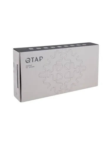Змішувач для умивальника Qtap Gemini QTGEM269GMB45680 Gunmetal Black PVD одноважільний