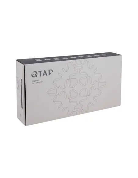 Змішувач для умивальника Qtap Gemini QTGEM269GMB45680 Gunmetal Black PVD одноважільний