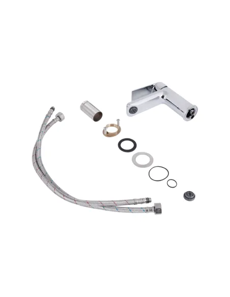 Смеситель для умывальника Qtap Aries QTARI270CRM45557 Chrome однорычажный