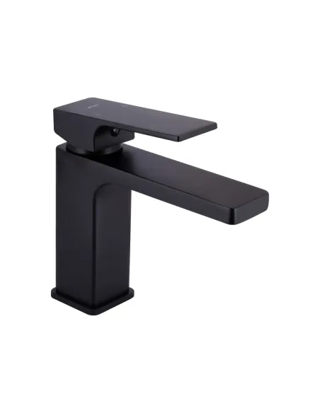 Змішувач для умивальника з гігієнічним душем Qtap Gemini QTGEM272BLM45690 Black Matt