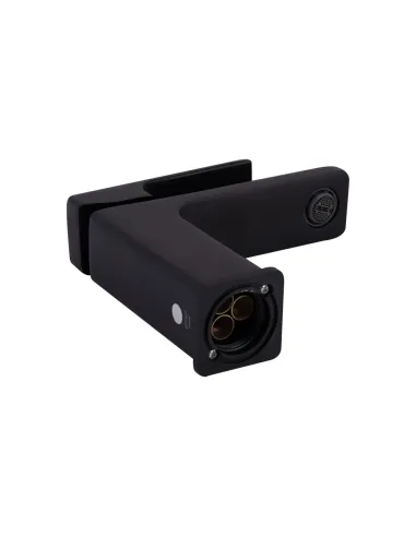 Смеситель для умывальника с гигиеническим душем Qtap Gemini QTGEM272BLM45690 Black Matt