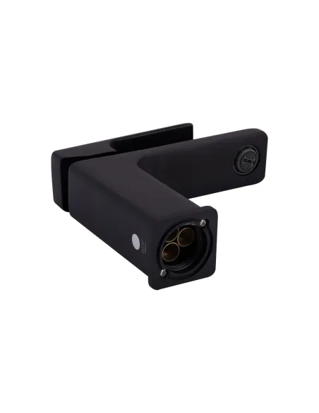 Змішувач для умивальника з гігієнічним душем Qtap Gemini QTGEM272BLM45690 Black Matt