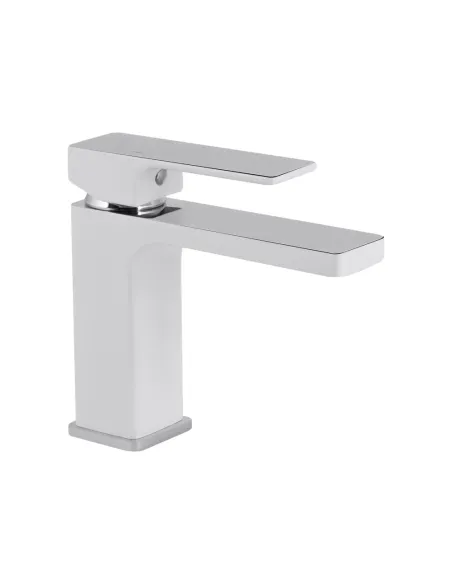 Смеситель для умывальника с гигиеническим душем Qtap Gemini QTGEM272CRW45691 Chrome/White