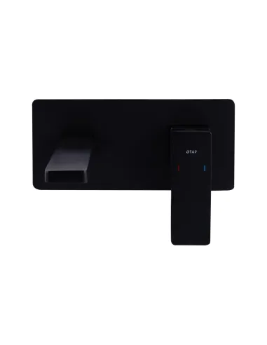 Смеситель для умывальника скрытого монтажа Qtap Gemini QTGEM273BLM45694 Black Matt