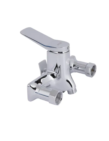 Смеситель для ванны Qtap Presto QTPRE2601CRM45573, с длинным изливом, Chrome с душевым набором