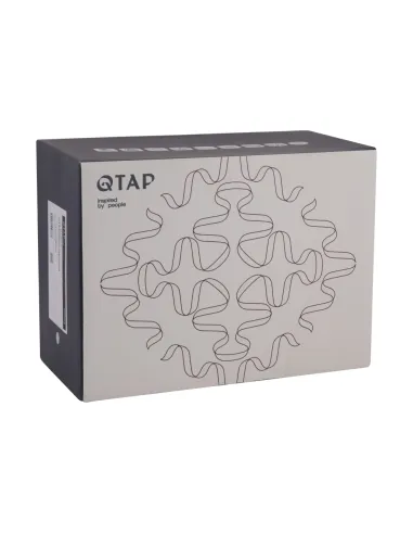 Змішувач для ванни Qtap Gemini QTGEM259CRW45683 Chrome/White із душовим набором