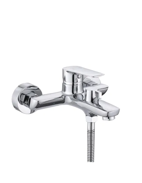 Смеситель для ванны Qtap Leo New QTLEO259CRM45563 Chrome с душевым набором Смеситель для ванны Qtap Leo New QTLEO259CRM45563 Chrome с душевым набором