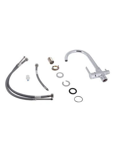 Змішувач для кухні Qtap Grand QTGRA362CRM45667 Chrome з підключенням до фільтра