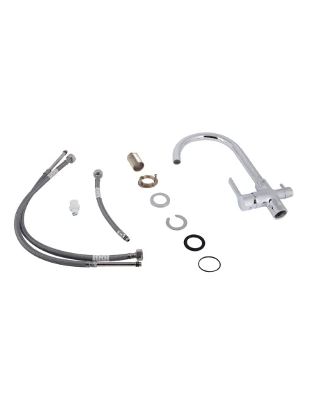 Змішувач для кухні Qtap Grand QTGRA362CRM45667 Chrome з підключенням до фільтра