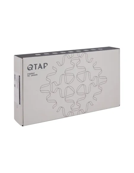 Змішувач для кухні Qtap Grand QTGRA362CRW45668 Chrome/White із підключенням до фільтра