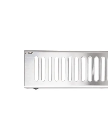 Душовий лінійний трап Qtap Taurus FA500, сухий затвор, нержавіюча сталь, 500 мм