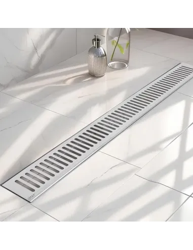 Душовий лінійний трап Qtap Taurus FA500, сухий затвор, нержавіюча сталь, 500 мм