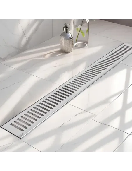 Душевой линейный трап Qtap Taurus FA500, сухой затвор, нержавеющая сталь, 500 мм