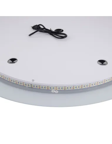 Зеркало для ванной Q-Tap Taurus QT2478R807, с LED-подсветкой, с антизапотеванием, R800 мм