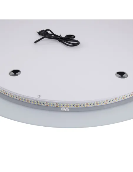 Дзеркало для ванної кімнати Q-Tap Taurus QT2478R807, з LED-підсвічуванням, з антизапотіванням, R800 мм