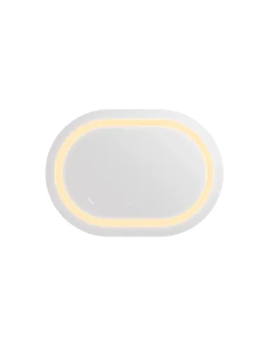 Дзеркало для ванної Q-Tap Gemini Reverse QT2578R6080, з LED-підсвічуванням, з антизапітнінням, 800х600 мм