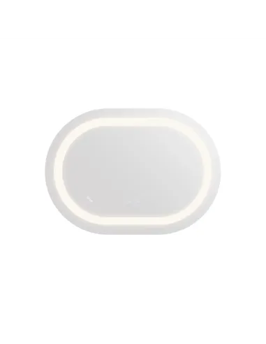 Зеркало для ванной Q-Tap Gemini Reverse QT2578R6080, с LED-подсветкой, с антизапотеванием, 800х600 мм