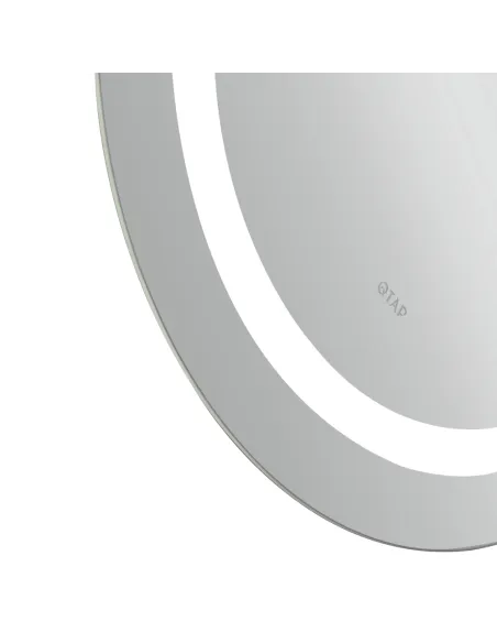 Дзеркало для ванної Q-Tap Gemini Reverse QT2578R6080, з LED-підсвічуванням, з антизапітнінням, 800х600 мм