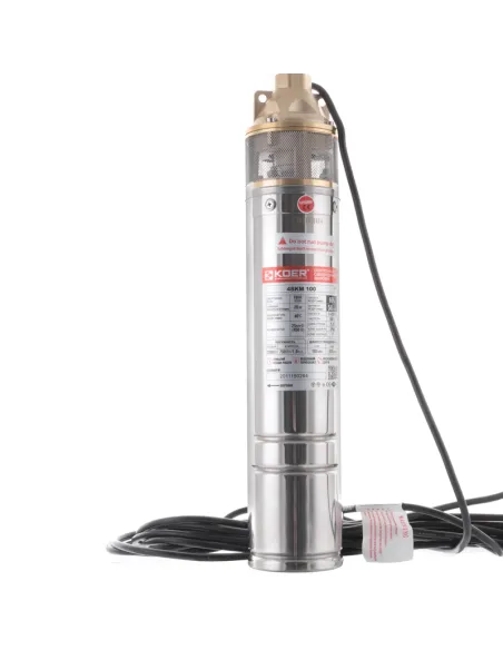 Вихревой глубинный насос Koer 4SKM-100B 0.75 кВт, кабель 12 метров