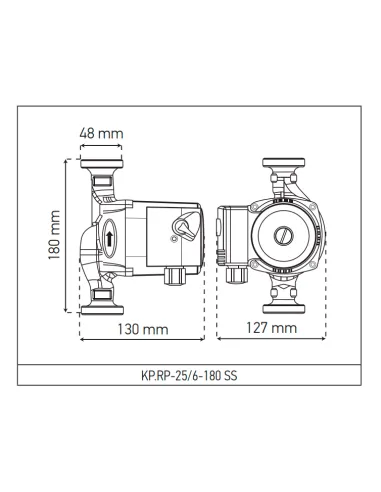 Рециркуляційний насос Koer KP.RP-25/6-180 SS