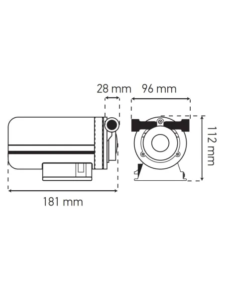 Насос для повышения давления Koer KP.P15-GRS10 с реле протока
