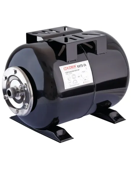 Гідроакумулятор Koer KHTS-80 горизонтальний, 80 літрів