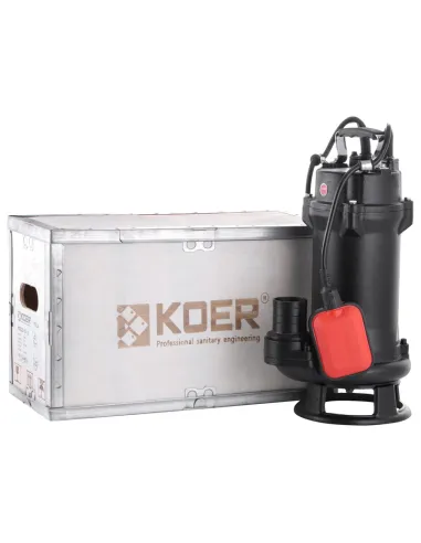 Фекальный насос Koer WQD 20 -15-1,5 FREZA 1.5 кВт, с режущим механизмом