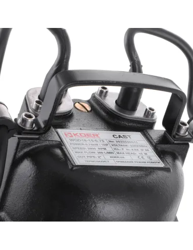 Фекальний насос Koer WQD 18-15-0,75 CAST 0.75 кВт, без різального механізму