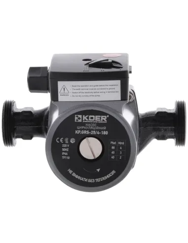 Циркуляційний насос Koer KP.GRS-25/4-180 з гайками