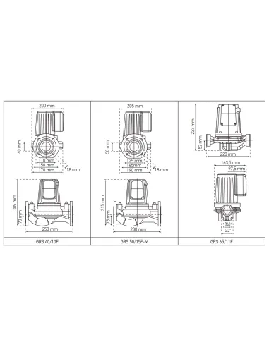 Циркуляційний насос Koer GRS 65/11F фланцевий
