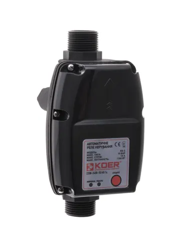 Електронне реле тиску Koer KS-2 з автоматичним перезапуском
