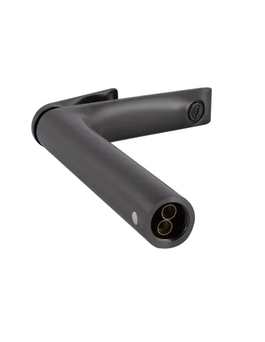 Змішувач для умивальника Qtap Vlasta New QTVLA269GMB45653 Gunmetal Black PVD одноважільний