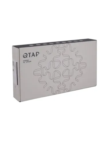 Змішувач для умивальника Qtap Vlasta New QTVLA269GMB45653 Gunmetal Black PVD одноважільний