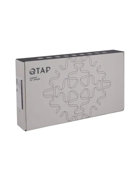 Смеситель для умывальника Qtap Vlasta New QTVLA269GMB45653 Gunmetal Black PVD однорычажный