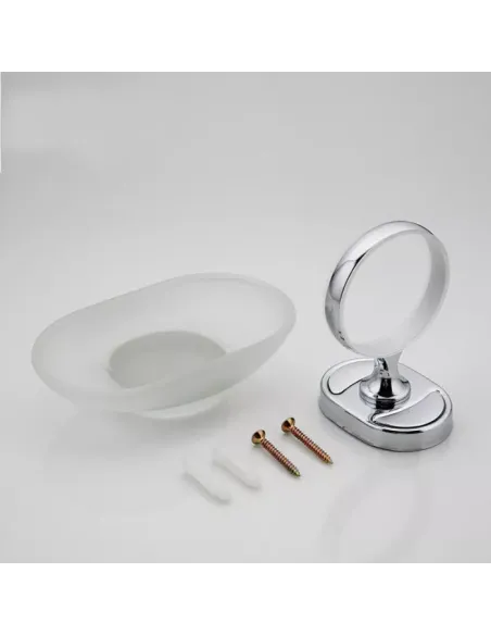 Мильниця Frap F1902 металева, настінна, хром