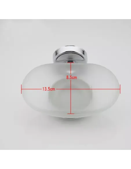 Мильниця Frap F1902 металева, настінна, хром