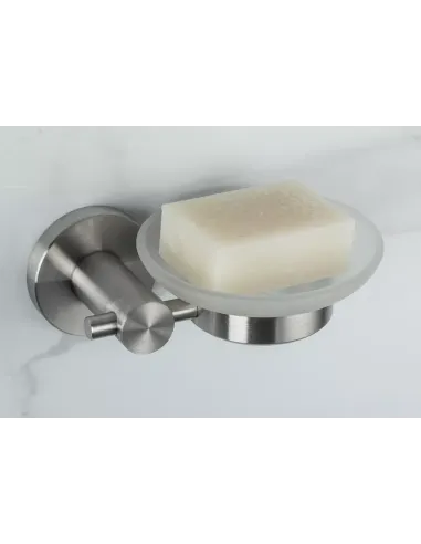 Мыльница Frap F30102 металлическая, настенная, нержавеющая сталь