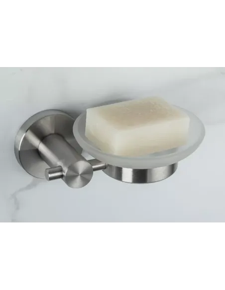 Мыльница Frap F30102 металлическая, настенная, нержавеющая сталь